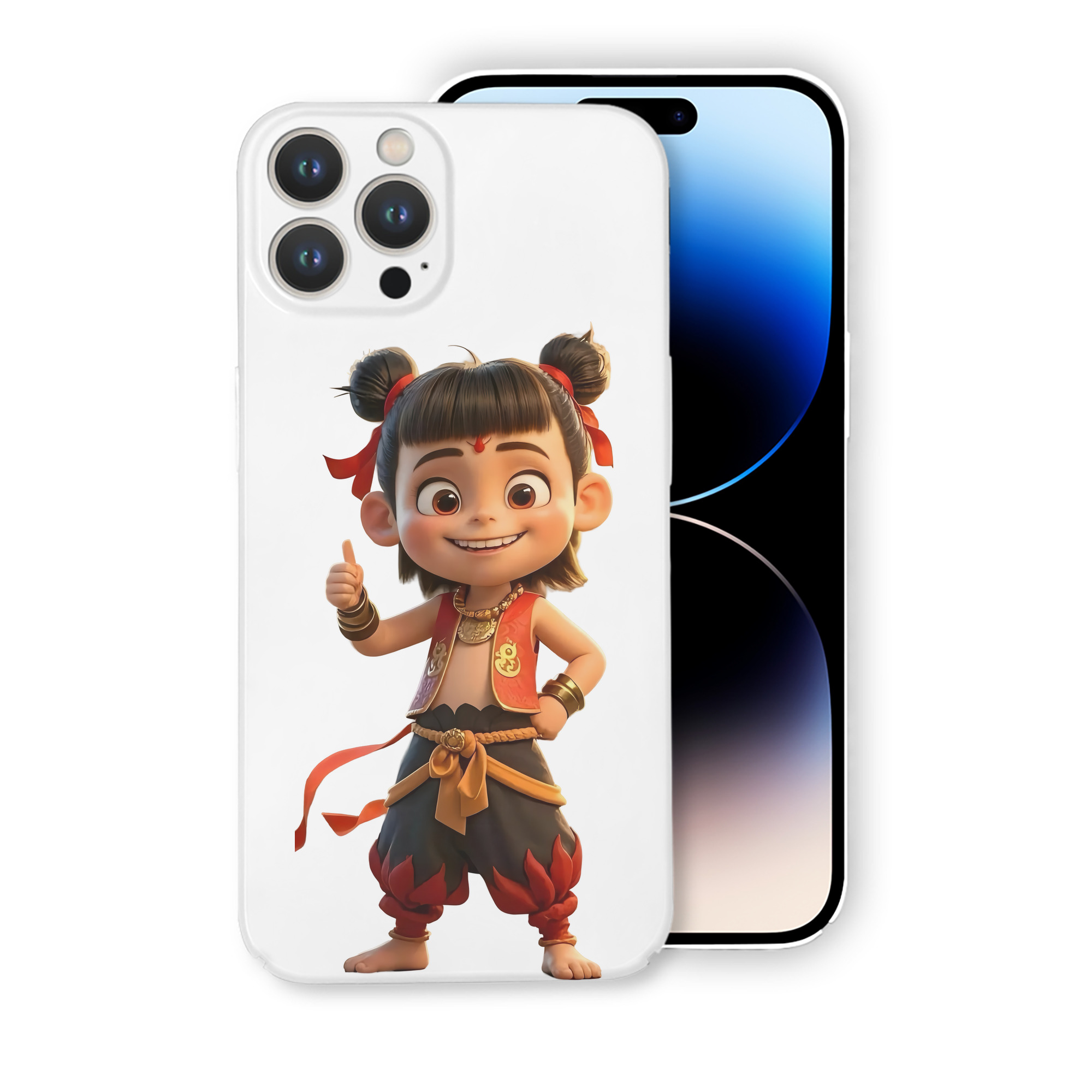 （画像用） Ne Zha 2 ナタ 魔童の大暴れ 【iPhone 14シリーズ対応】ハードケース